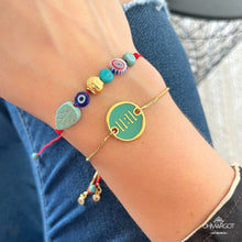 Cargar imagen en el visor de la galería, PULSERA AMULETO 11:11 TURQUESA
