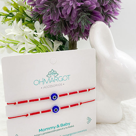 SET PULSERAS PROTECCIÓN MOMMY & BABY