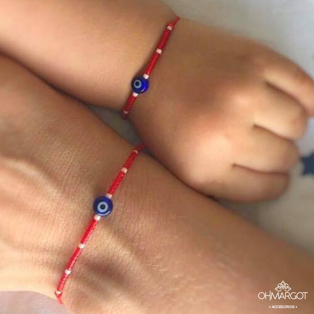 TRÍO PULSERAS PROTECCIÓN MAMÁ, BEBÉ Y PAPÁ