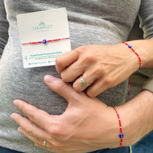 Cargar imagen en el visor de la galería, TRÍO PULSERAS PROTECCIÓN MAMÁ, BEBÉ Y PAPÁ
